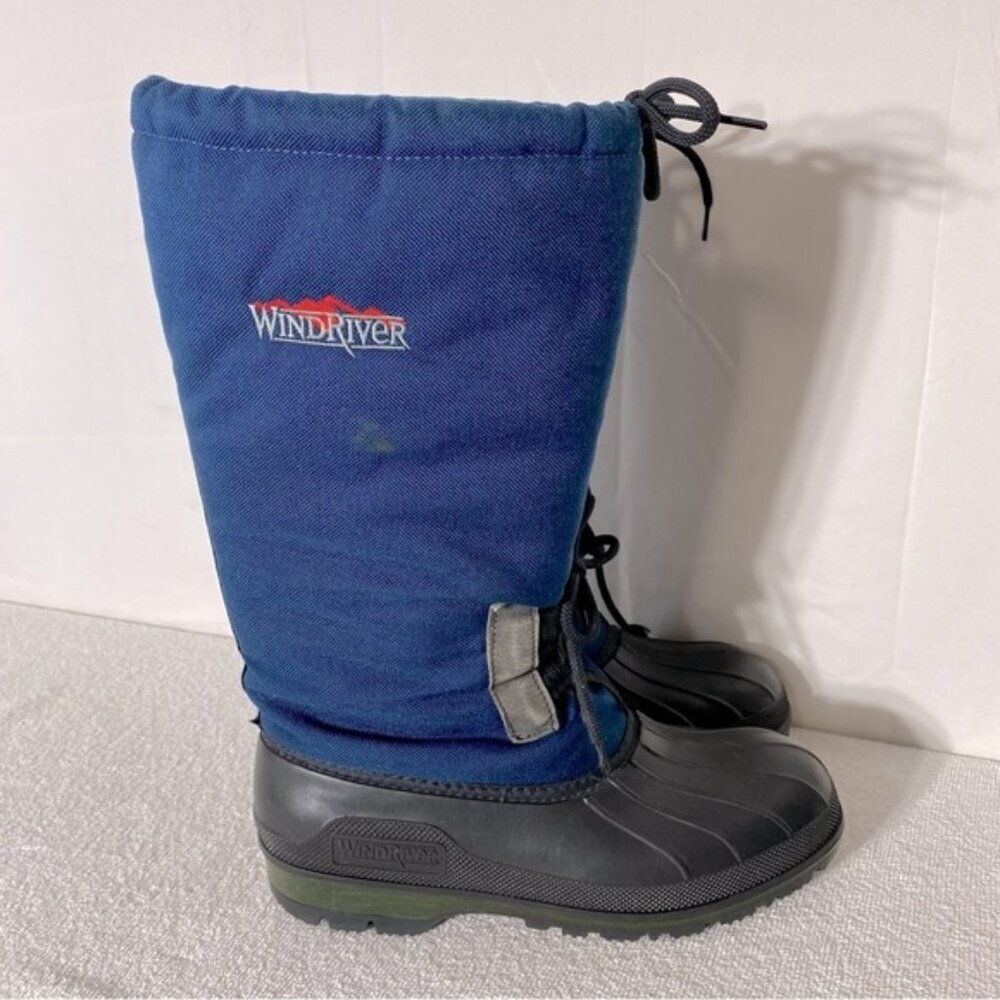 Vintage Wind River Blue Insulated Winter Boots 8